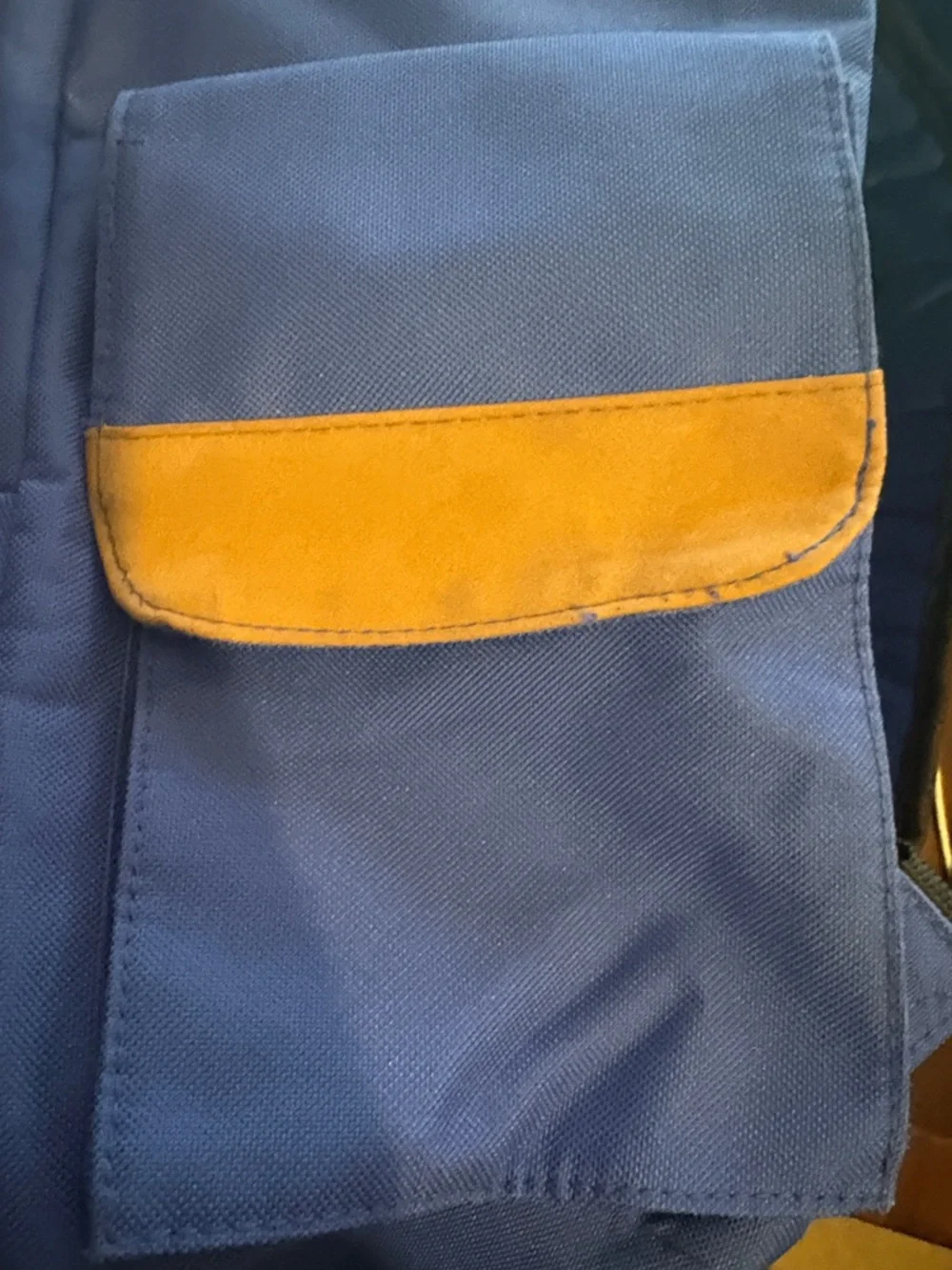 Walt Disney World 1971 Royal Blue Backpack with Tan Accent